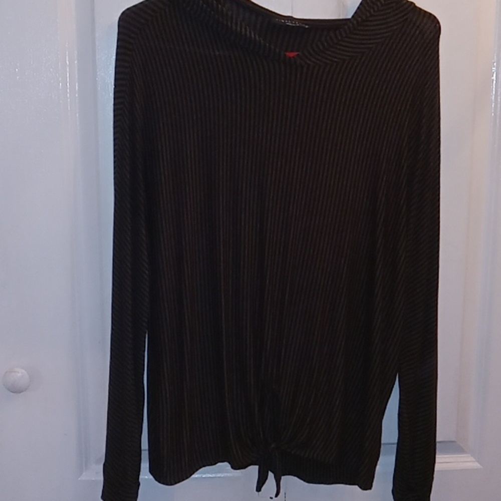 Final Touch Striped Shirt Size Medium